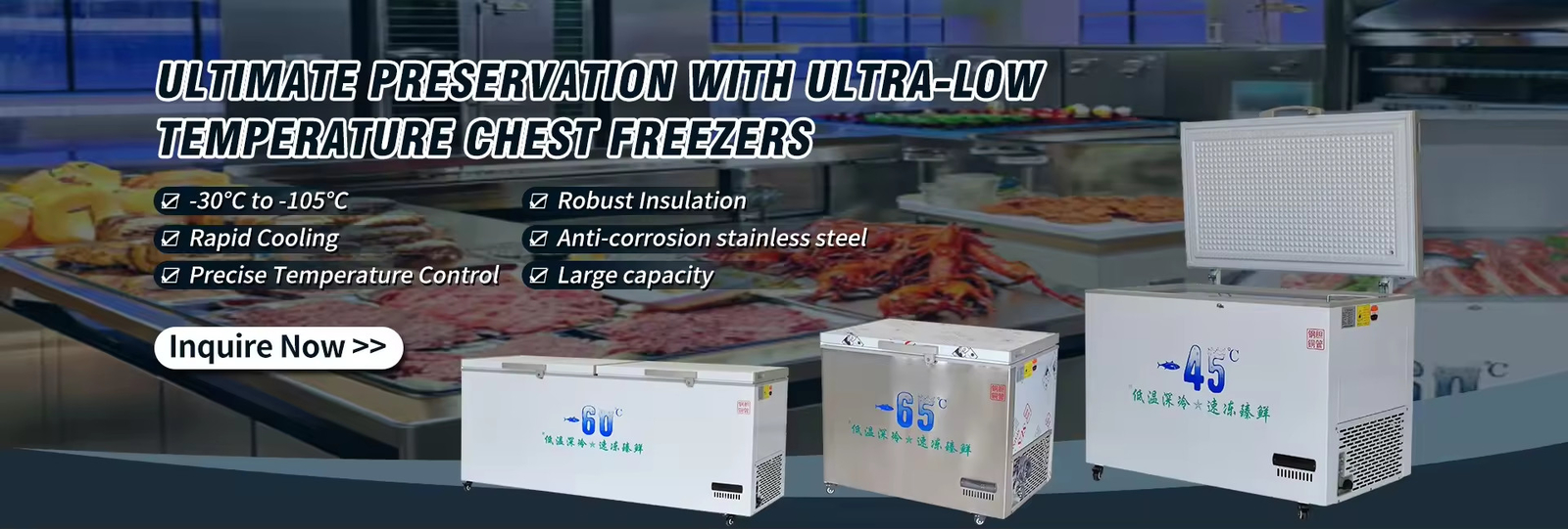 Réfrigérateur commercial en acier inoxydable