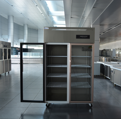 Réfrigérateur en acier inoxydable multiclimatique pour réfrigération personnalisée de cuisine