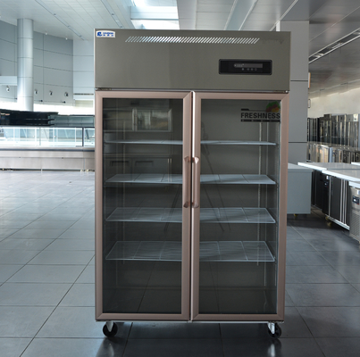 Réfrigérateur en acier inoxydable multiclimatique pour réfrigération personnalisée de cuisine
