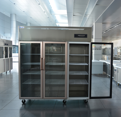 Réfrigérateur en acier inoxydable multiclimatique pour réfrigération personnalisée de cuisine