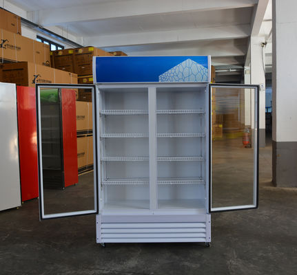 Dimensions mm refroidisseur d'affichage réfrigéré personnalisé pour armoire à boissons du supermarché