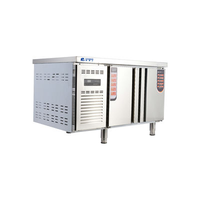 201/304 Table de travail de réfrigération en acier inoxydable pour sous-sol dans les cuisines commerciales