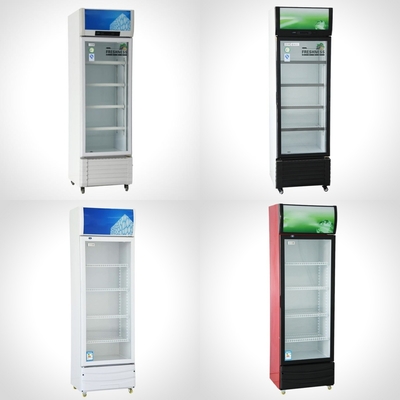 Vitrine de réfrigérateur verticale avec thermostat numérique