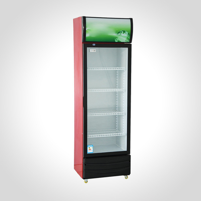 Appareil de refroidissement commercial à température unique, vitrine verticale à une porte