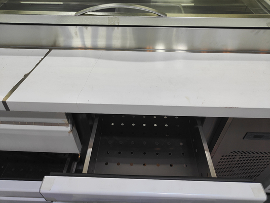 Dimensions personnalisées Réfrigérateur de table de préparation de pizza à quatre tiroirs pour restauration