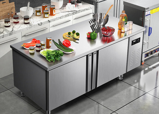 Refrigerateur sous comptoir en acier inoxydable multi-climat