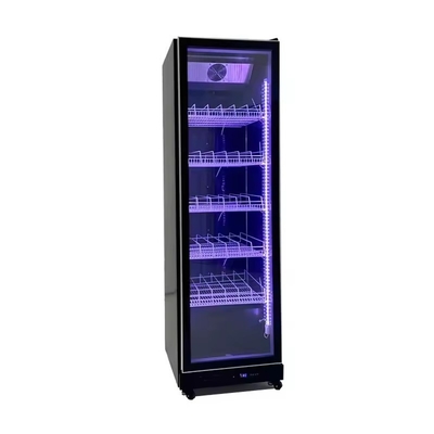 Réfrigérateur à trois portes de luxe vitrée vitrine pour bar 0-8°C