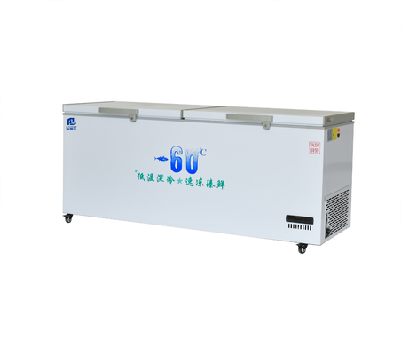 960-2600 mm de longueur congélateur à température extrêmement basse pour les fruits de mer -45 -60 degrés Celsius