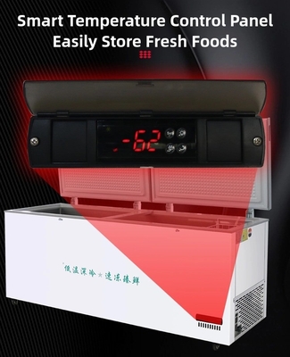 8.5-10cm couche mousseuse réfrigérateur à coffre ultra-faible pour une grande capacité -60°C