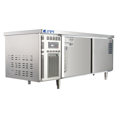 Conception personnalisée 450L porte vitrée en acier inoxydable réfrigérateur de bureau pour multi-climat