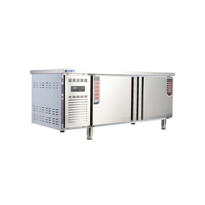 Chillers de cuisine en acier inoxydable sous réfrigérateur avec refroidissement et 2 portes