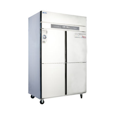 Réfrigérateur végétal à 4 portes de 1960 mm de hauteur 405L ~ 1300L en acier inoxydable 304/201