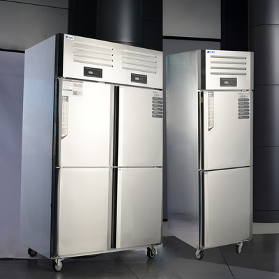 220V-240V/50HZ 60HZ 110V/60HZ congélateur commercial vertical ouvert avec réfrigérant R600a