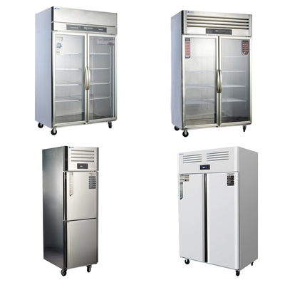 220V-240V/50HZ 60HZ 110V/60HZ congélateur commercial vertical ouvert avec réfrigérant R600a